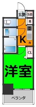 仲介手数料0円！！ディアレイシャス浅間町ステーションフロントの間取り