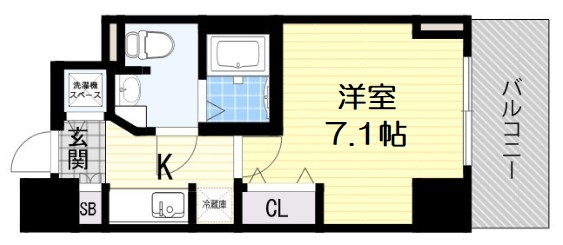【間取り】 | エスライズ御堂筋本町