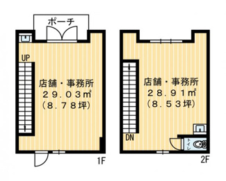 【間取り】 | 天神町テナント