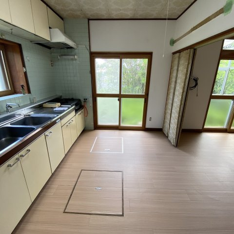 室蘭市崎守町１５０番１号　戸建のキッチン|お料理しやすいキッチンです