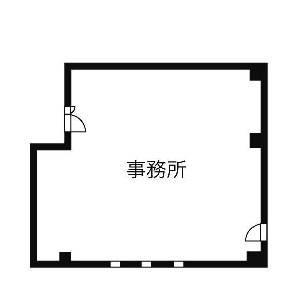 ロータスビル【　オフィスおすすめ　】の間取り