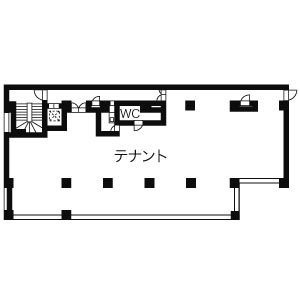 三洋ビル【　名古屋の貸事務所・貸オフィス　】の間取り