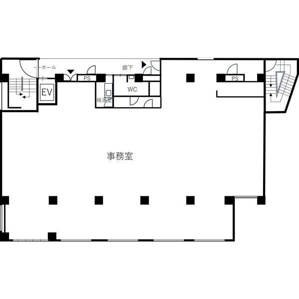 三洋ビル【　名古屋の貸事務所・貸オフィス　】の間取り