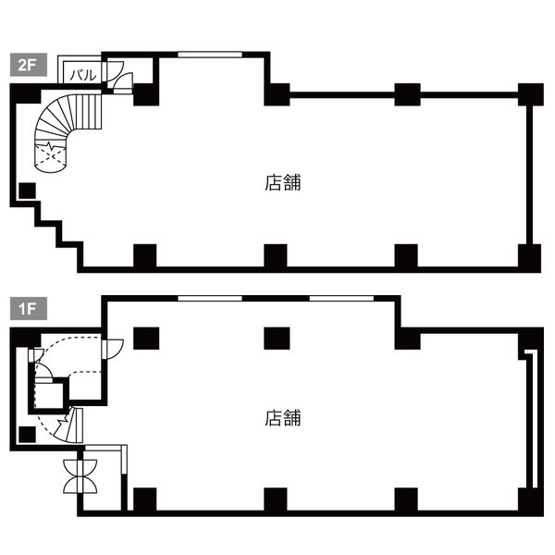 【間取り】 | 本町牧野ビル【　1階路面店　】