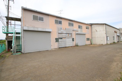 【外観】 | 石岡市貸倉庫(工場・事務所付) | 建物①作業所・事務所・倉庫