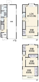 【間取り】 | 東石切町5丁目　中古戸建