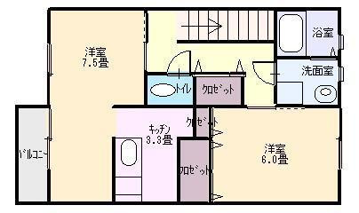 ヴィラ・クローバーの間取り