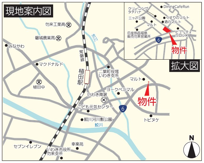 佐糠町東1丁目第2の地図|ご参照ください。