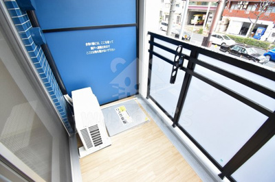 【その他】 | プレサンス天神橋筋六丁目ヴォワール | お洗濯にも便利なバルコニー付き