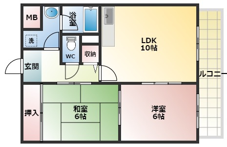 【間取り】 | ヴェルジュール２１