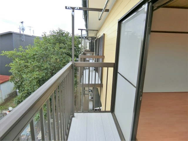 ハウス・インテックのバルコニー