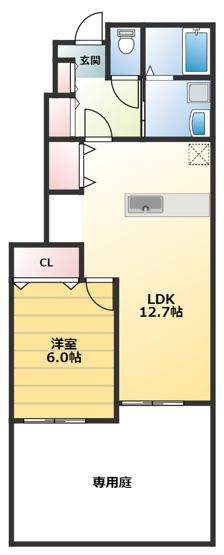 【間取り】 | ボヌール　メゾン