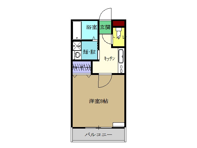 【間取り】 | ハイムタウン末広D棟