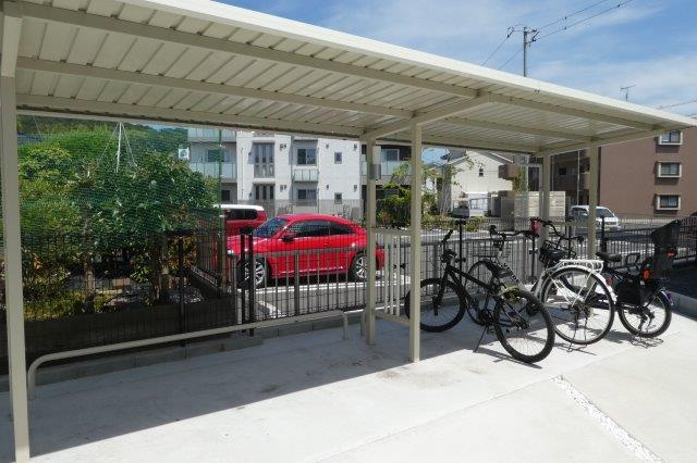 倉敷市新田のアパートのその他共用部分|駐輪場