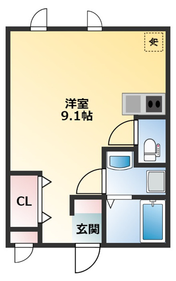 【間取り】 | 新栄プロパティー沢田