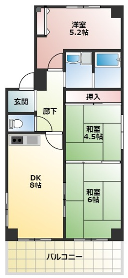 【間取り】 | 新栄プロパティー小山Ⅱ