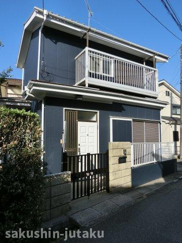八千代台北１２丁目　中古戸建の外観|八千代台北12丁目　中古戸建　３DK　内装一部リフォーム　外装リフォーム済　カースペース１台　南東×南西角地