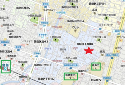 【地図】 | 下野田中古戸建