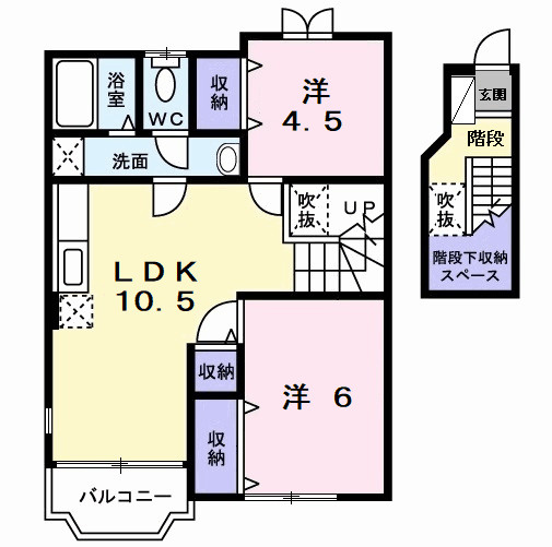 エヴァーグリーンヒルズの間取り