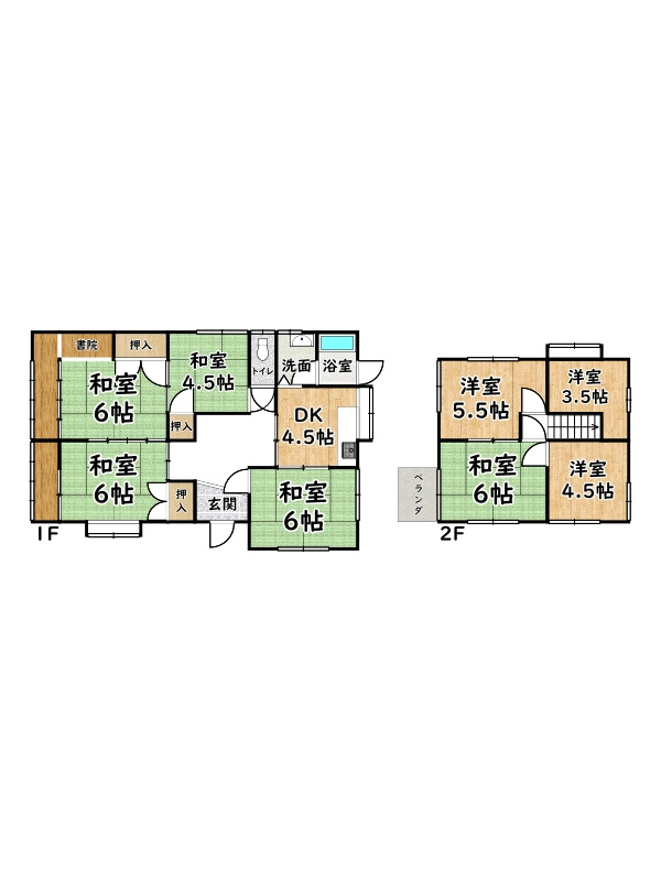 姫路市御立中４丁目／中古戸建の間取り