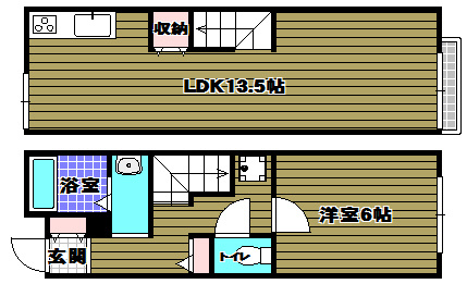 レオネクストルーポの間取り