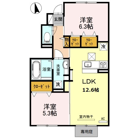 レスポワールの間取り