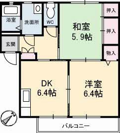 【間取り】 | ミレニアムガーデンⅡ