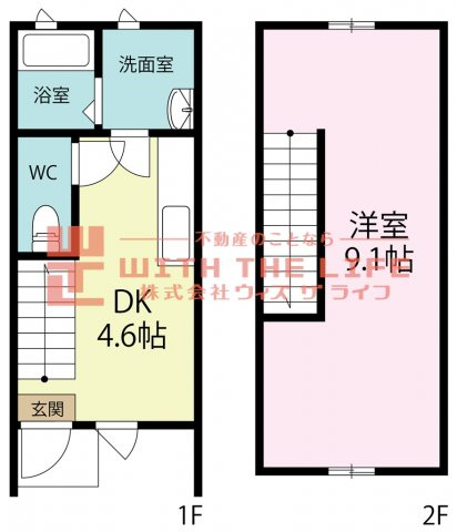 シャロムふえき【10,000円キャッシュバック対象】の間取り