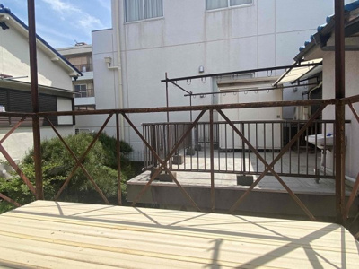 【バルコニー】 | 南住吉福田貸家 | バルコニーです。