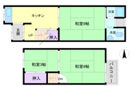 南住吉福田貸家の画像