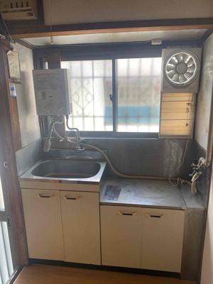 【キッチン】 | 南住吉福田貸家 | キッチンです。