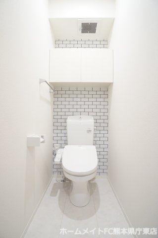 熊本市中央区本荘５丁目のアパートのトイレ