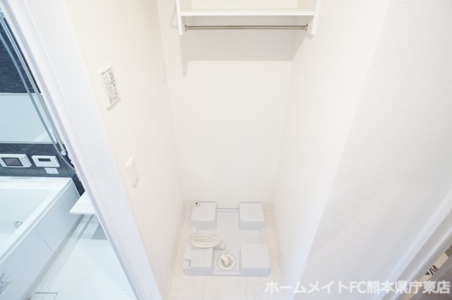 熊本市中央区本荘５丁目のアパートの洗面所