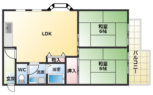 【間取り】 | 新栄プロパティー恵我之荘