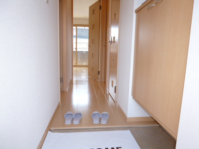 ソレイユ水江の玄関