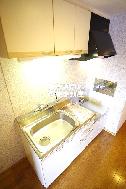 Skypia江向のキッチン