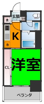 仲介手数料0円！！リブリ・コンフォート浄心の間取り