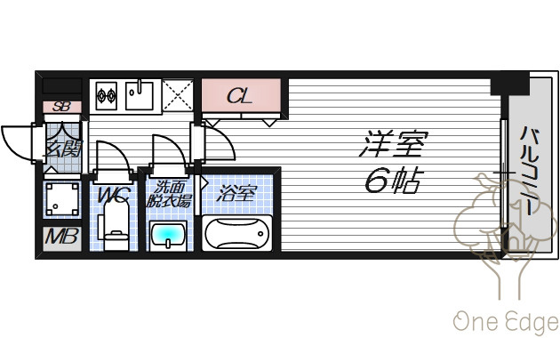エスリードレジデンス新大阪プライムの間取り