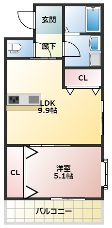 Prelude　Aobaの間取り