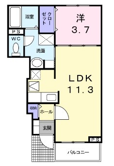 【間取り】 | メゾン　ジャスティスＤ