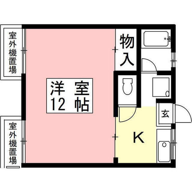 岡戸ビルの間取り
