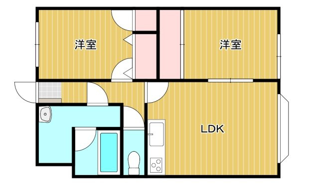 コーポオリエントの間取り