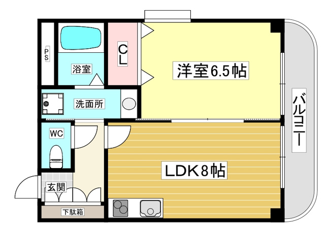 【間取り】 | ラポール西宮