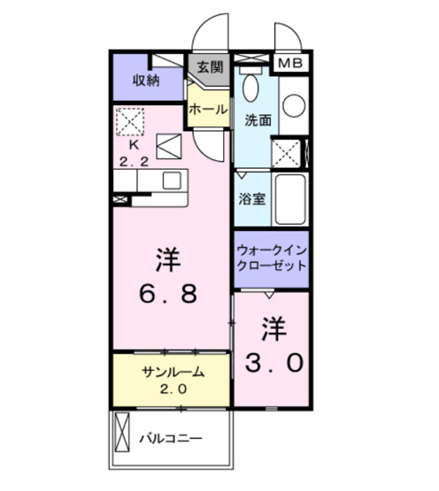 【間取り】 | ウエストヒルパーシモン