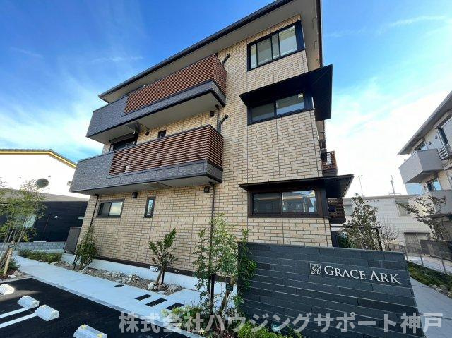 明石市大久保町大窪のアパートの外観