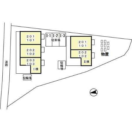 Ｓ・ＴステラⅠの区画図