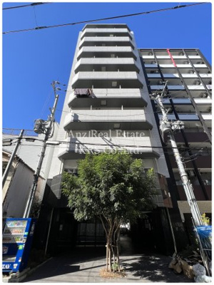 【外観】 | グランパーク大阪WEST | 緑溢れる！スタイリッシュな外観のマンションです♪