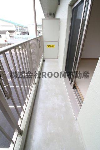 都城市千町の賃貸マンションのバルコニー