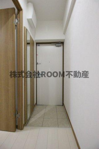 都城市千町の賃貸マンションの玄関