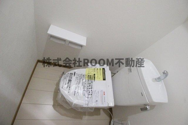 都城市千町の賃貸マンションのトイレ